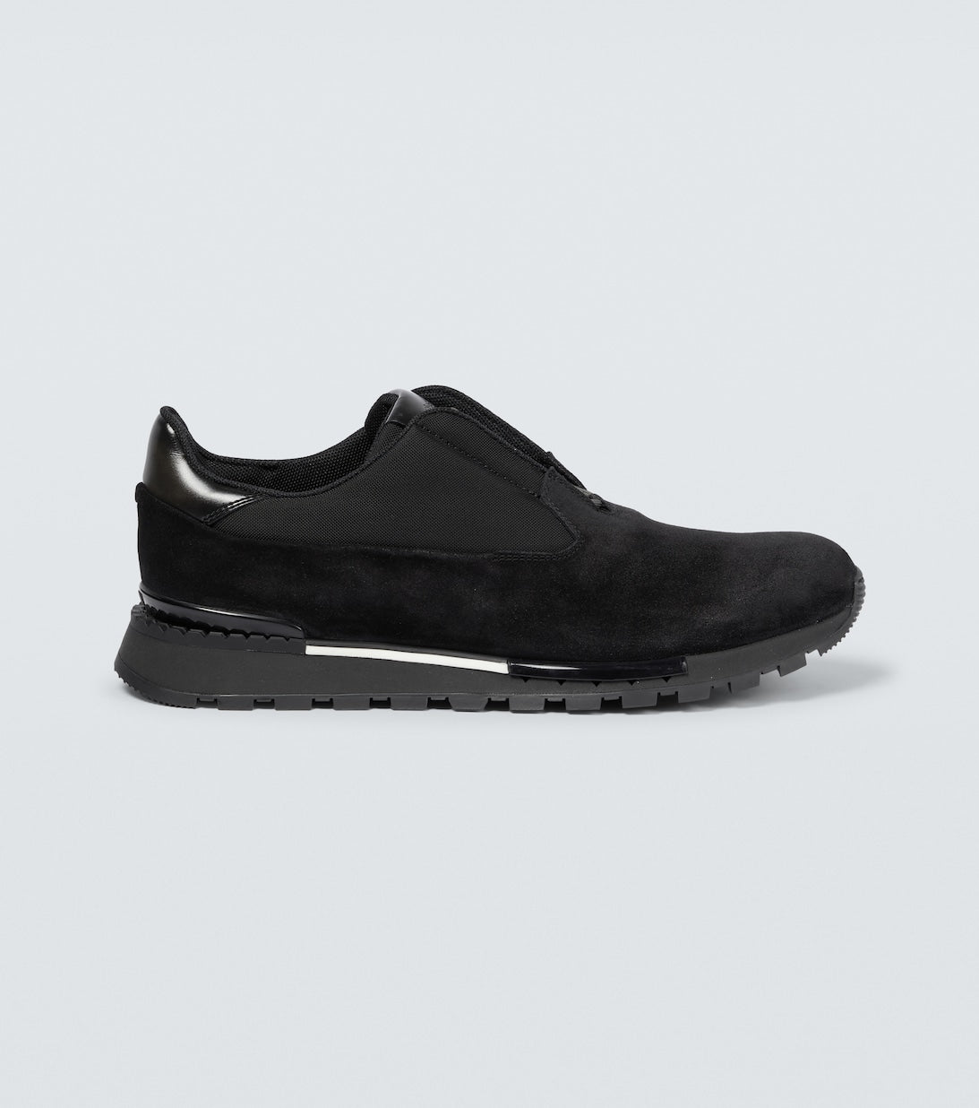 Suede Fast Track Berluti sneakers, black