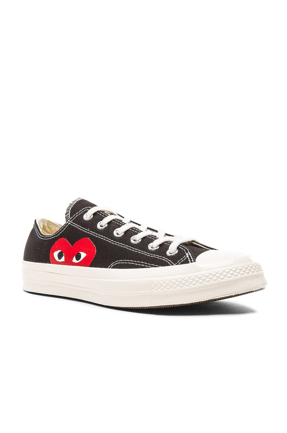 Comme des Garçons Converse Large Emblem Low Top Canvas sneakers, black