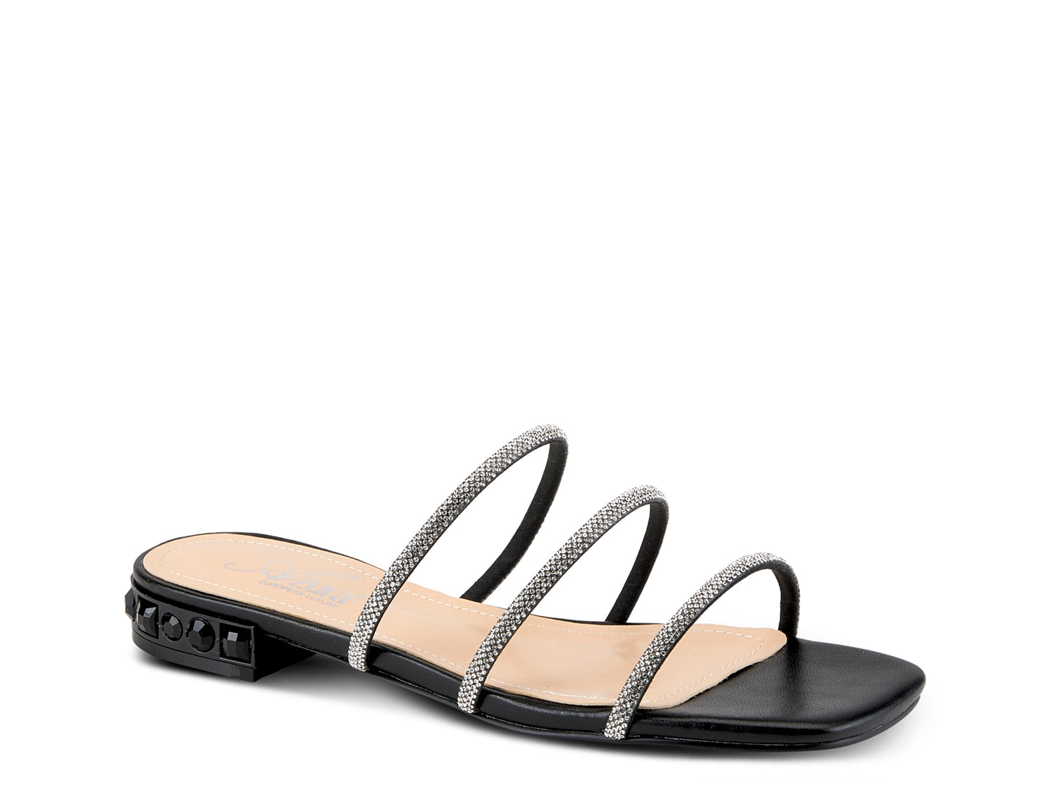 Allluxure Azura sandals, black