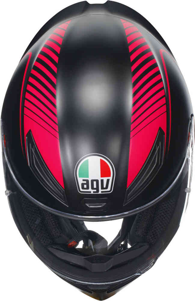 K-1 S warm-up helmet AGV, black/pink