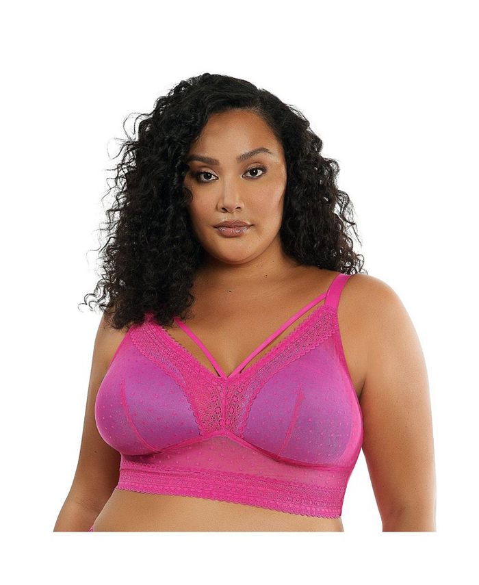 Women's Mia Dot PARFAIT bralette, Bright pink