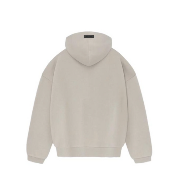 هودي Fear of God Essentials FW23 "Silver Cloud"، لون فضي سحابي