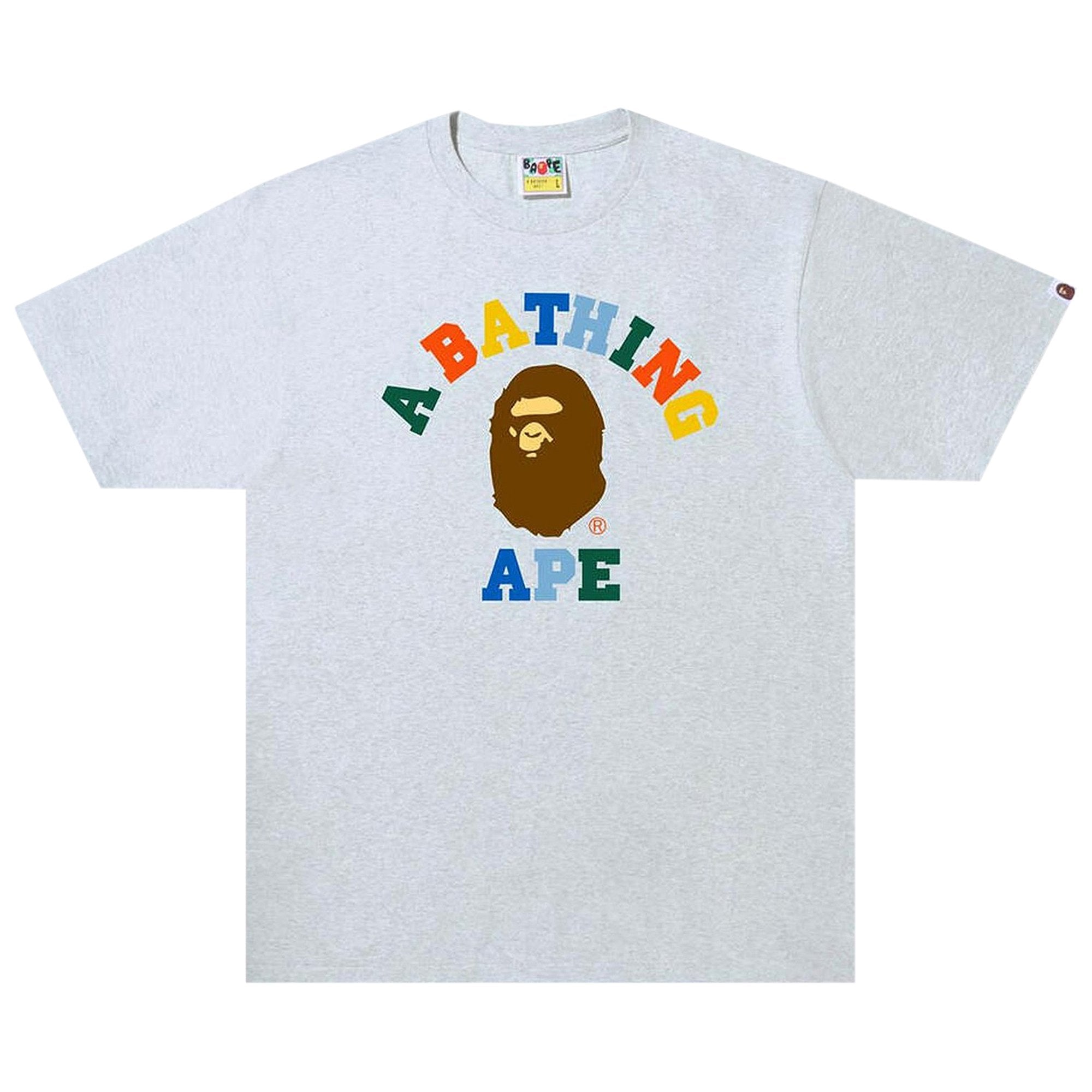 BAPE College T-shirt, Gray