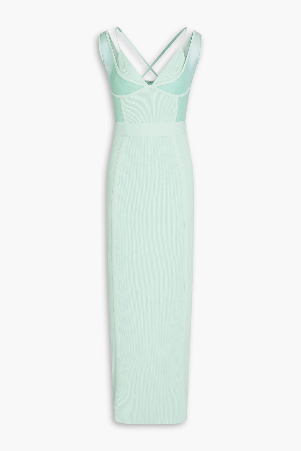 Bandage midi dress HERVÉ LÉGER, green