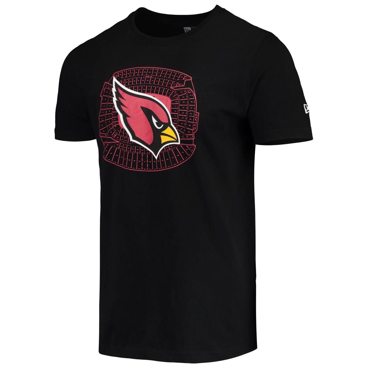 تي شيرت رجالي أسود من Arizona Cardinals Stadium New Era