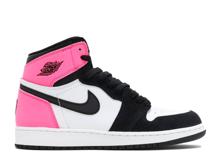 حذاء رياضي AIR JORDAN 1 RETRO HIGH GG 'VALENTINE'S DAY'، أسود