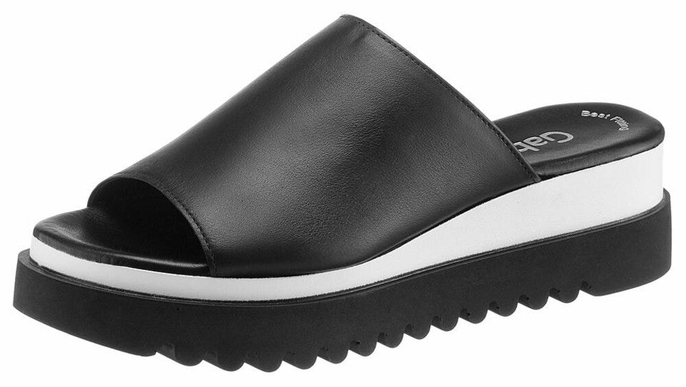 Gabor mules, black