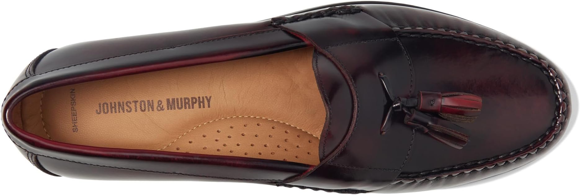 Hayes Tassel Loafer Johnston & Murphy Burgundy