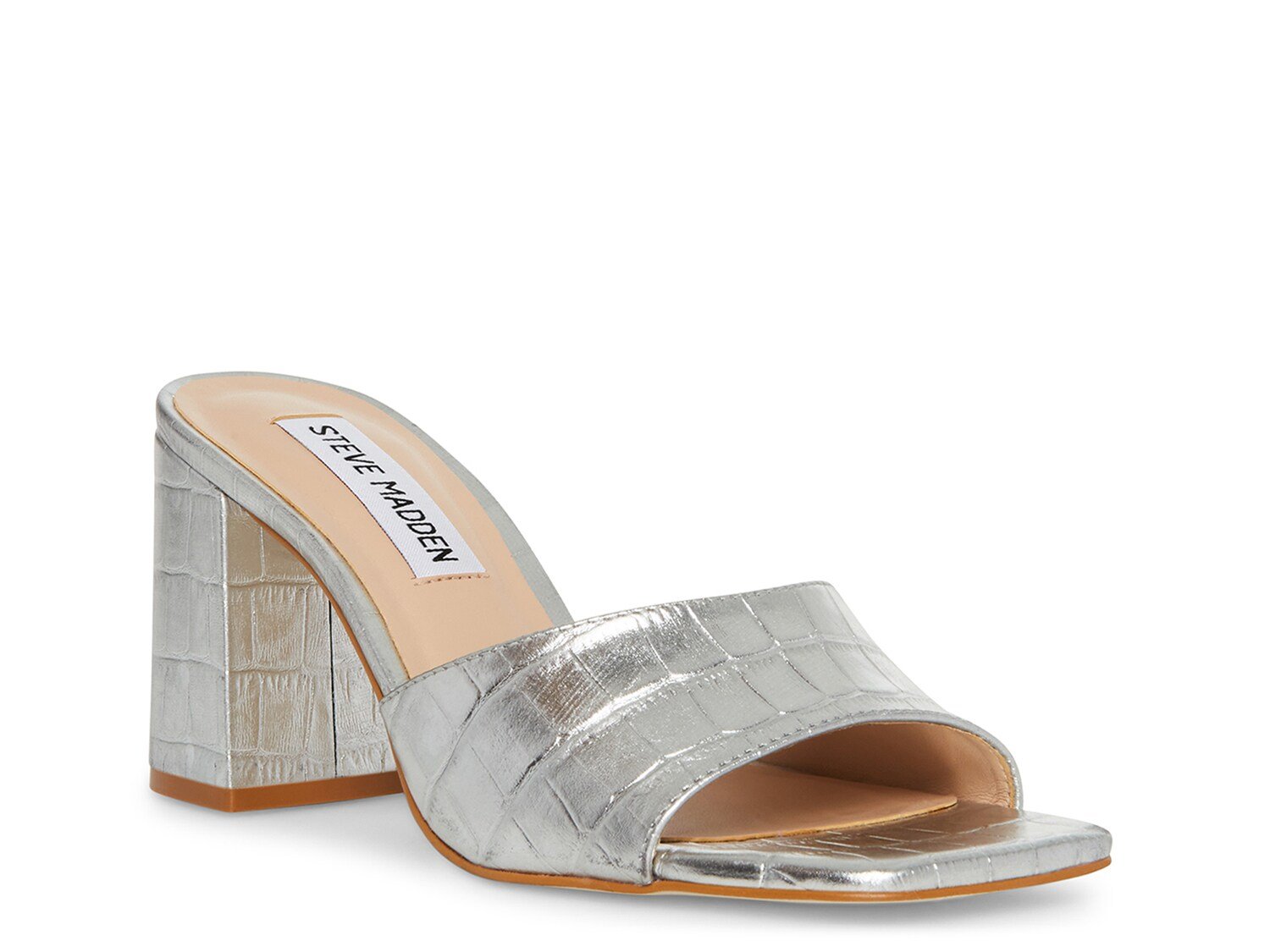 Steve Madden Alaya Print Sandals, Silver