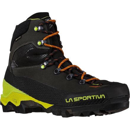 Aequilibrium LT GTX men's La Sportiva climbing boots, Carbon/Lime Punch