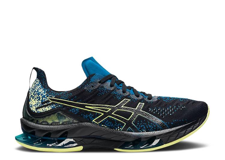 ASICS KINSEI BLAST 'BLACK GLOW YELLOW' sneakers, black