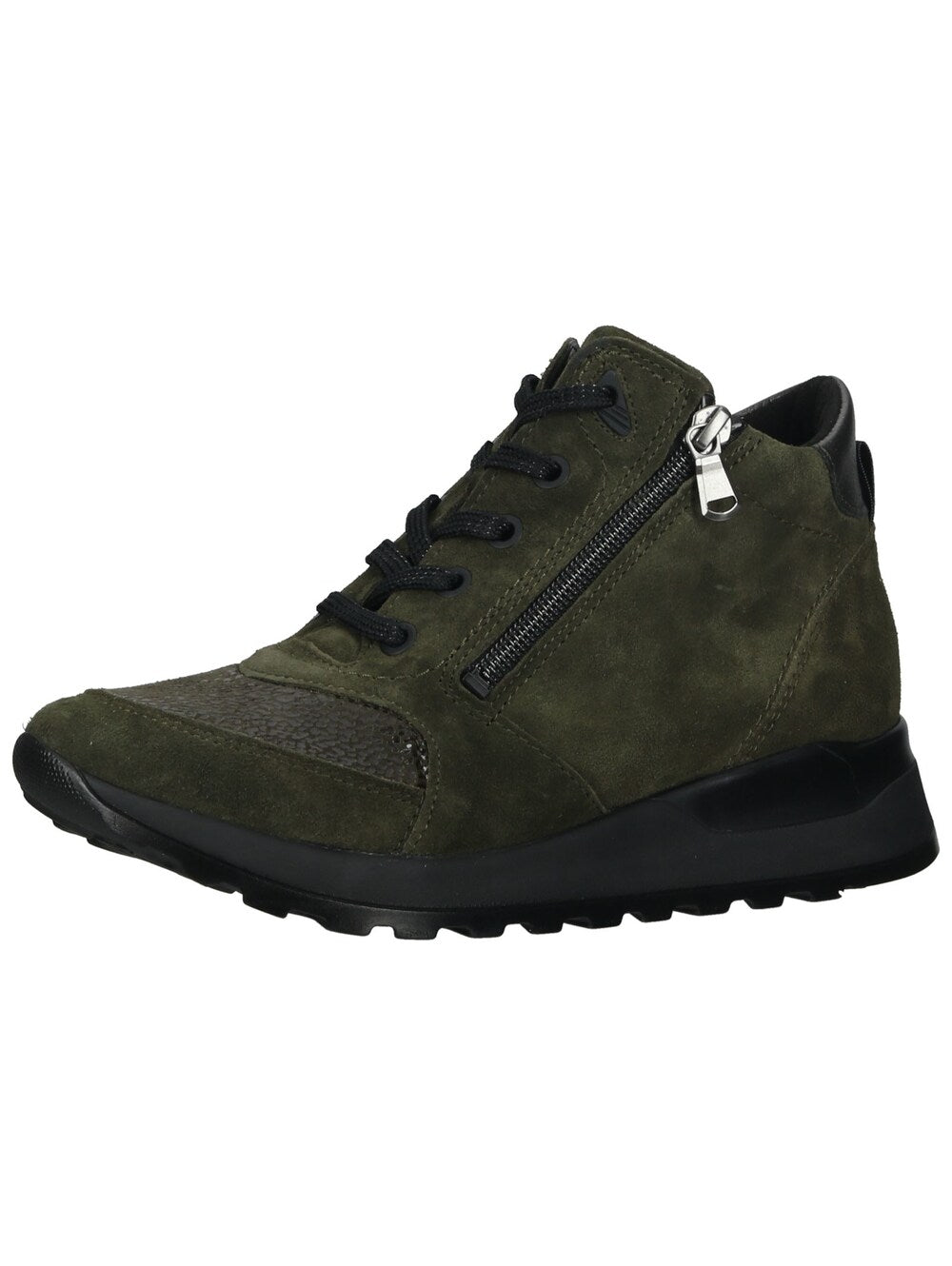 Waldläufer lace-up ankle boots, dark green