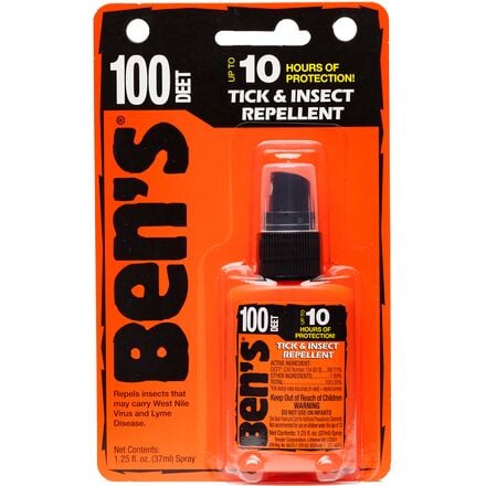 100 Max Deet Tick and Insect Repellent, Pump Spray, 1.25 oz Ben's, One Color