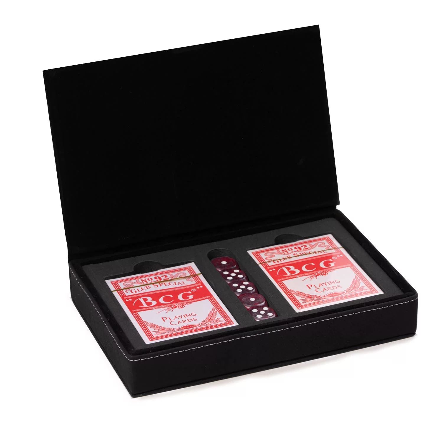 Unbranded Monogram Playing Cards and Dice Set