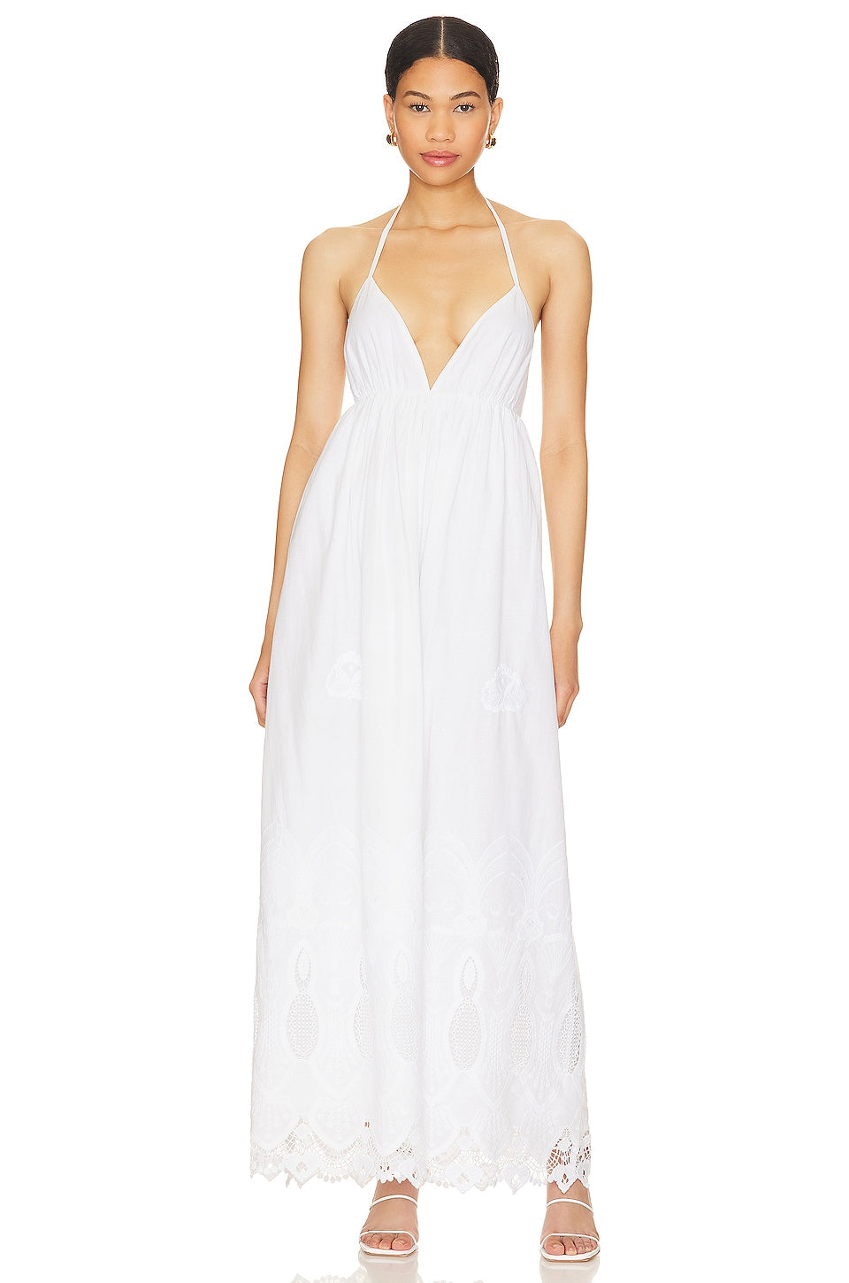 Tularosa August maxi dress, white