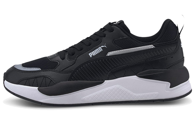 حذاء Puma X-Ray 2 مربع باللونين الأسود والأبيض