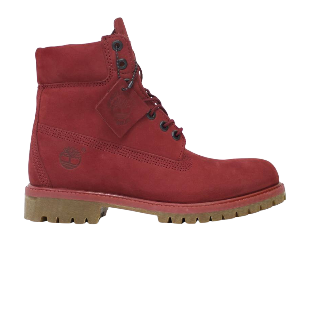 حذاء Timberland Premium مقاس 6 بوصات، أحمر