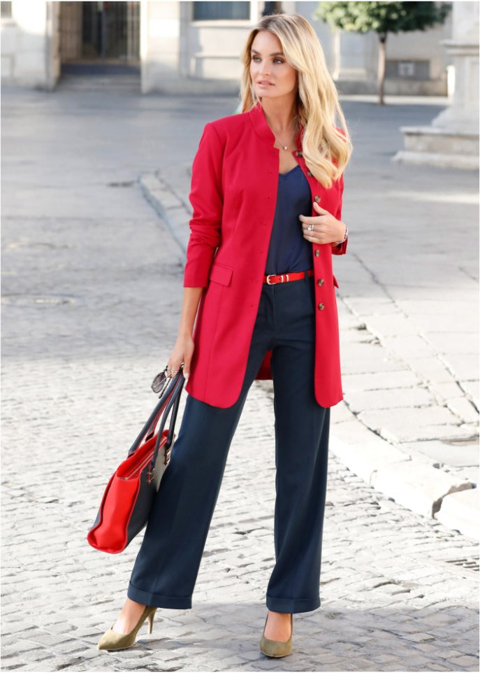 Long jacket Bpc Selection, red