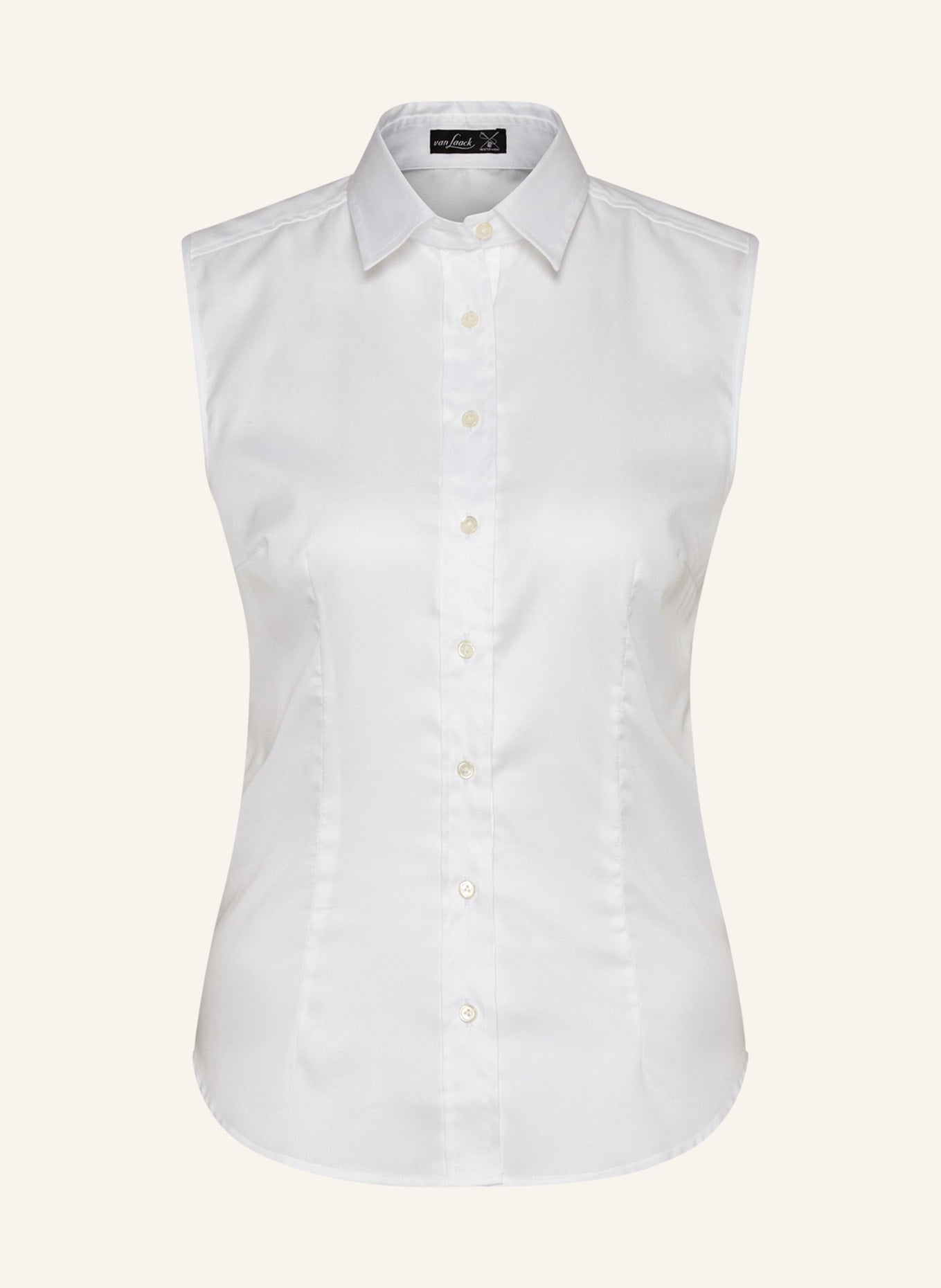 van Laack PASCAL-NOS Slim Fit blouse, white