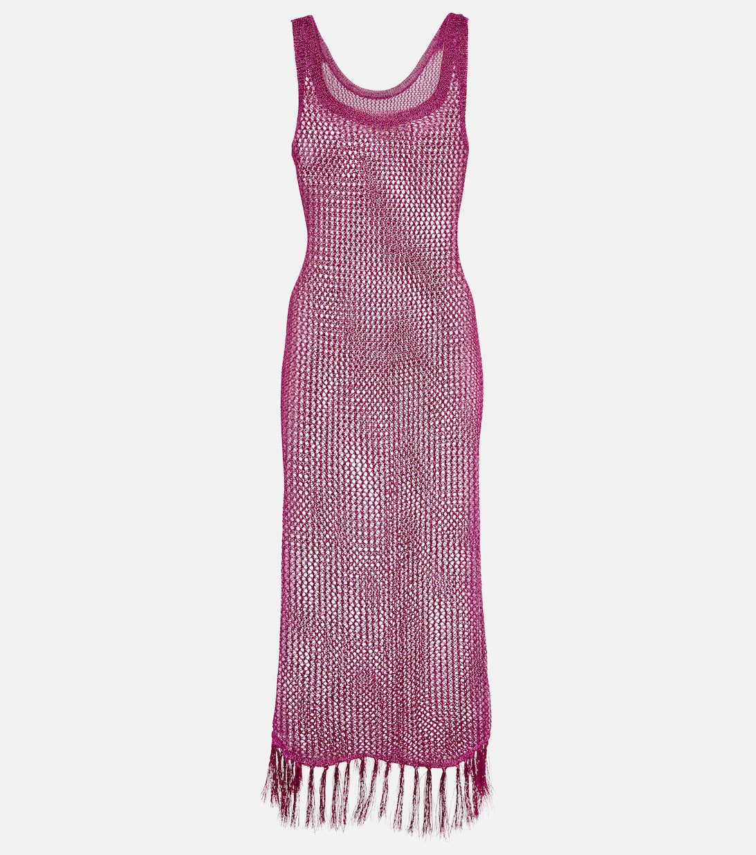 Matana crochet maxi dress DODO BAR OR, pink