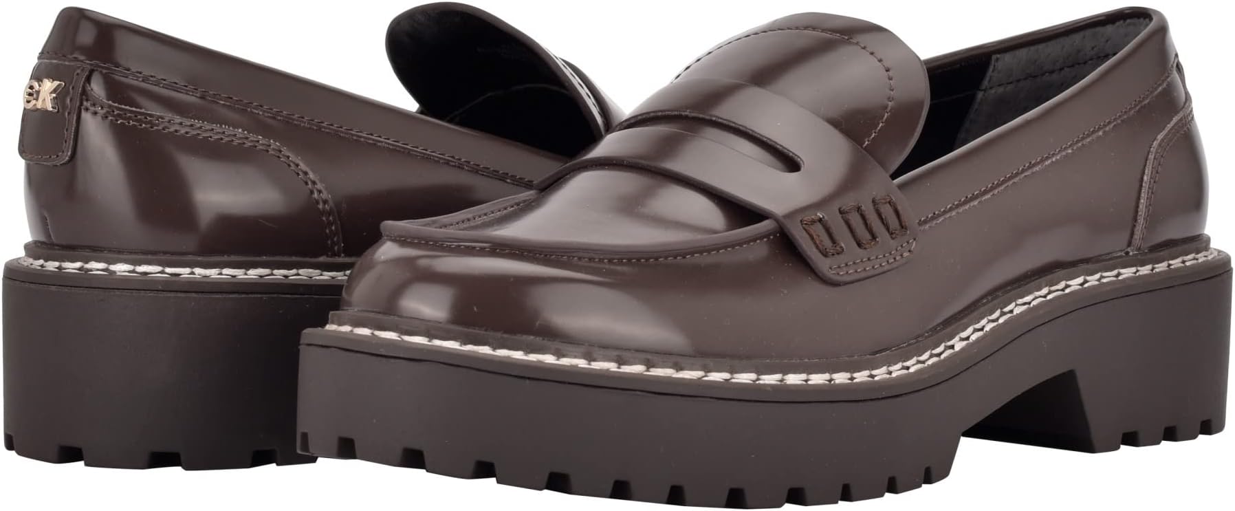 Suzie 2 Calvin Klein Loafers, Dark Brown