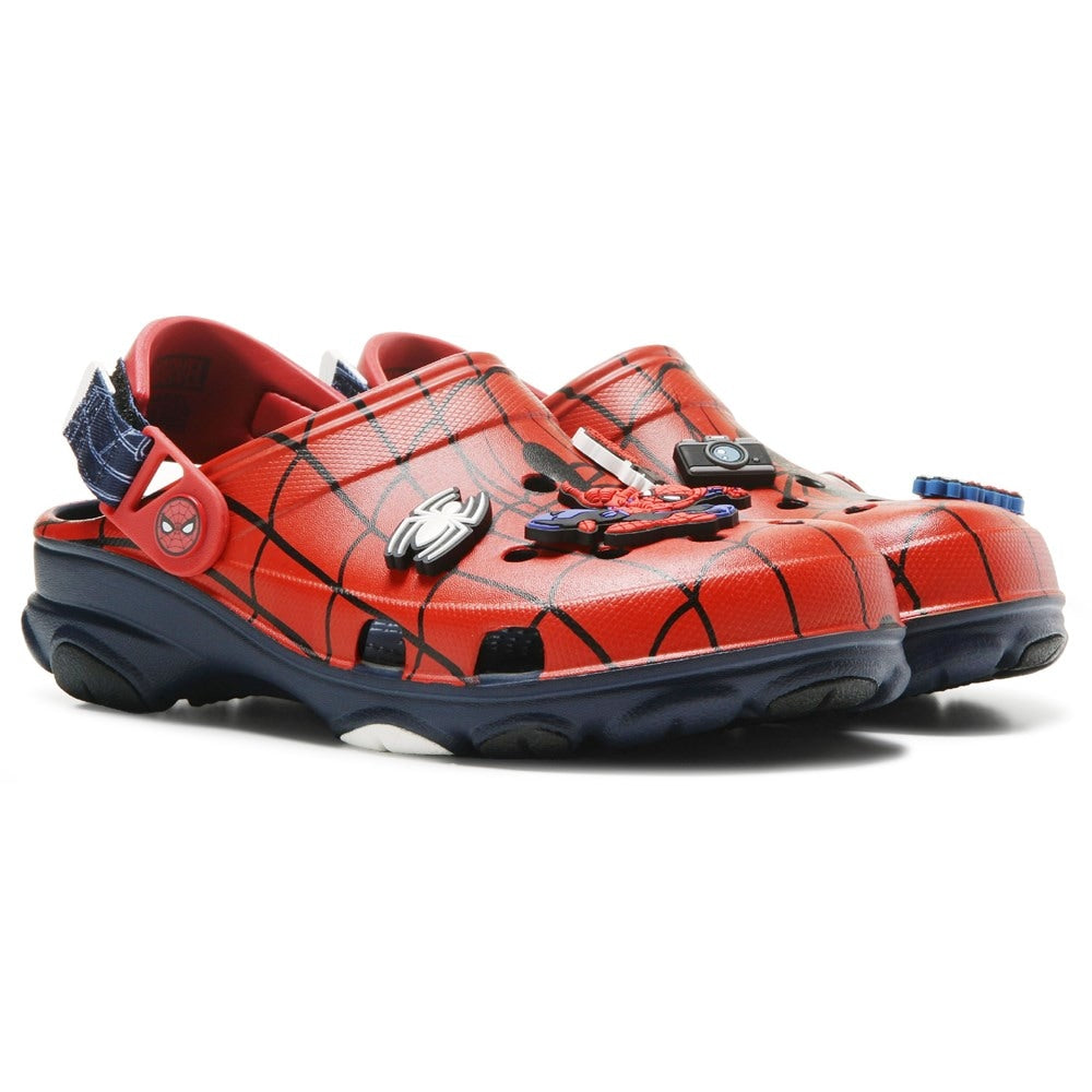 Crocs Spiderman Universal Clogs, Red