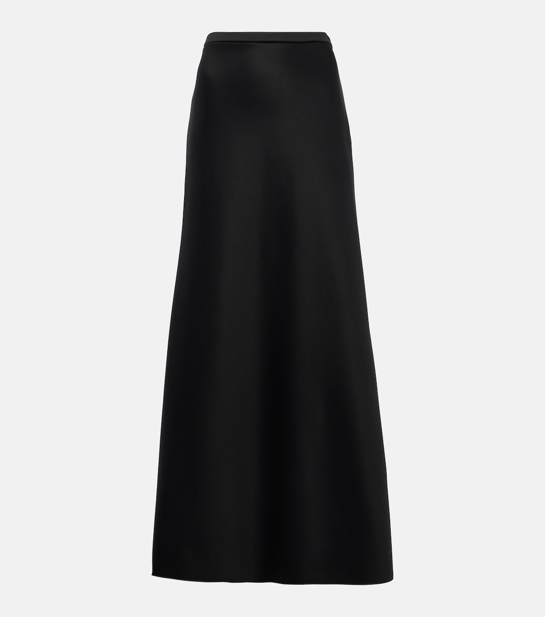 Max Mara cotton jersey clavier maxi skirt, black