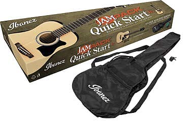 جيتار صوتي للمبتدئين من Ibanez، مجموعة Jampack Series IJV30 بمقياس 3/4