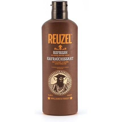 Refresh A no-rinse beard wash that instantly refreshes your beard. softens and moisturizes the beard, 200 ml, Reuzel