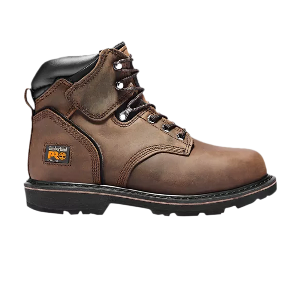 حذاء Timberland Pro Pit Boss 6" Steel Toe، بني