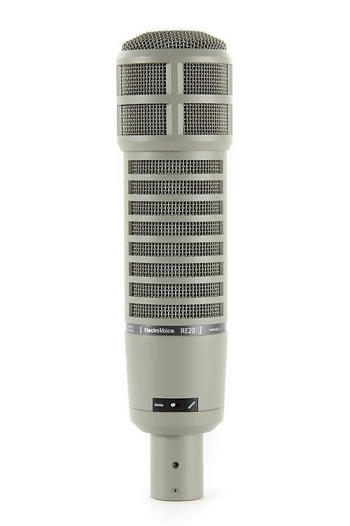 Microphone Electro-Voice RE20 Broadcast Microphone with Cloudlifter CL-1