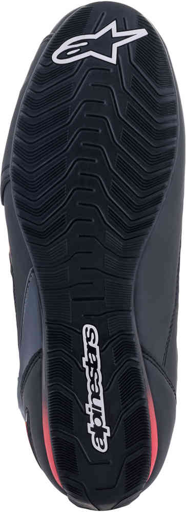 حذاء دراجات نارية Faster 3 Rideknit Alpinestars، أسود/أحمر/أصفر