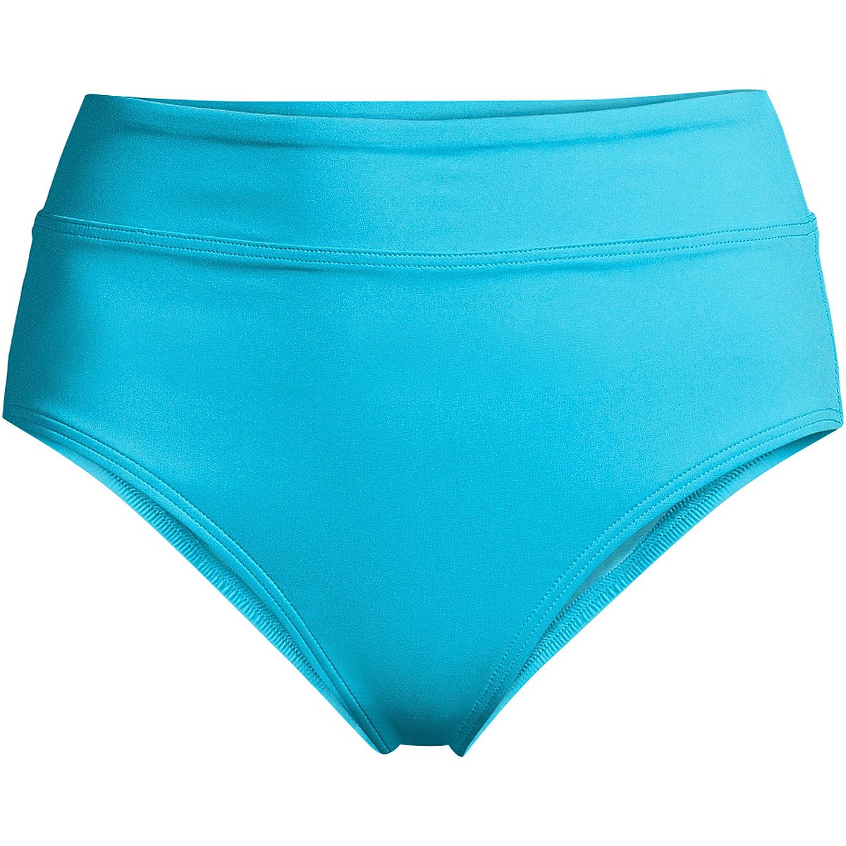 Lands' End Women's High Waist Tummy Control Plus Size Bikini Bottoms