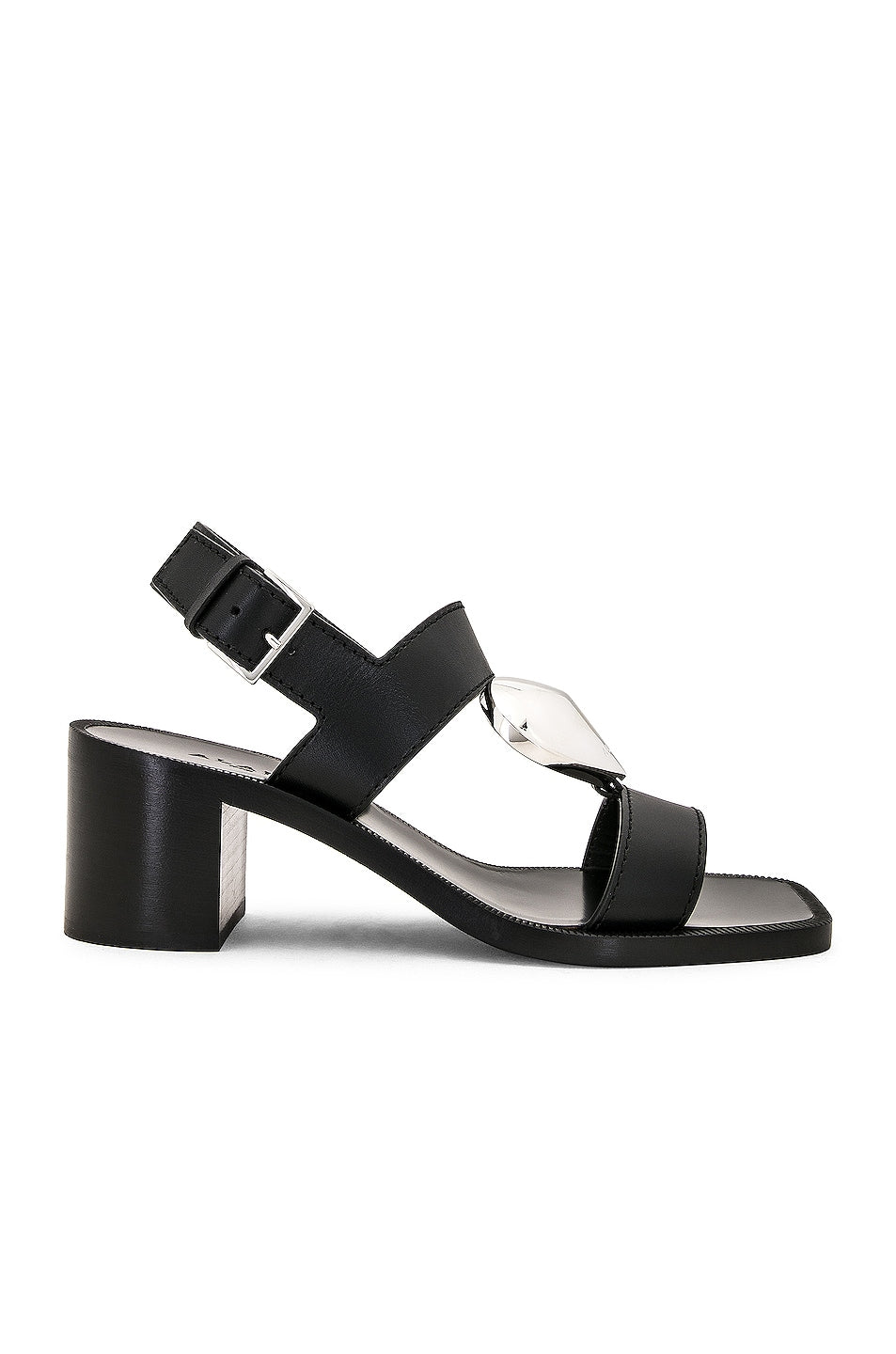 Alaïa Heart sandals, noir