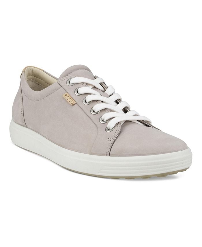 Women's Soft 7 sneakers in Ecco nubuck, pink