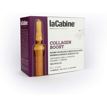 Collagen Boost 10 ampoules of 2 ml - pack of 10, La Cabine