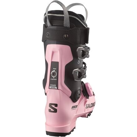 حذاء تزلج S/Pro Supra Boa 105 GW - 2024 للنساء من Salomon، باللون Rose Shadow/Black/Beluga