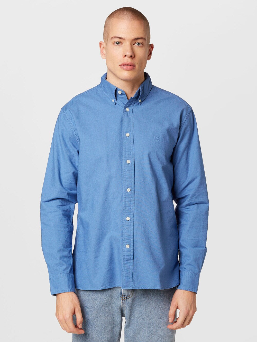 Banana Republic OXFORD Regular Fit Button Down Shirt, Blue Sky