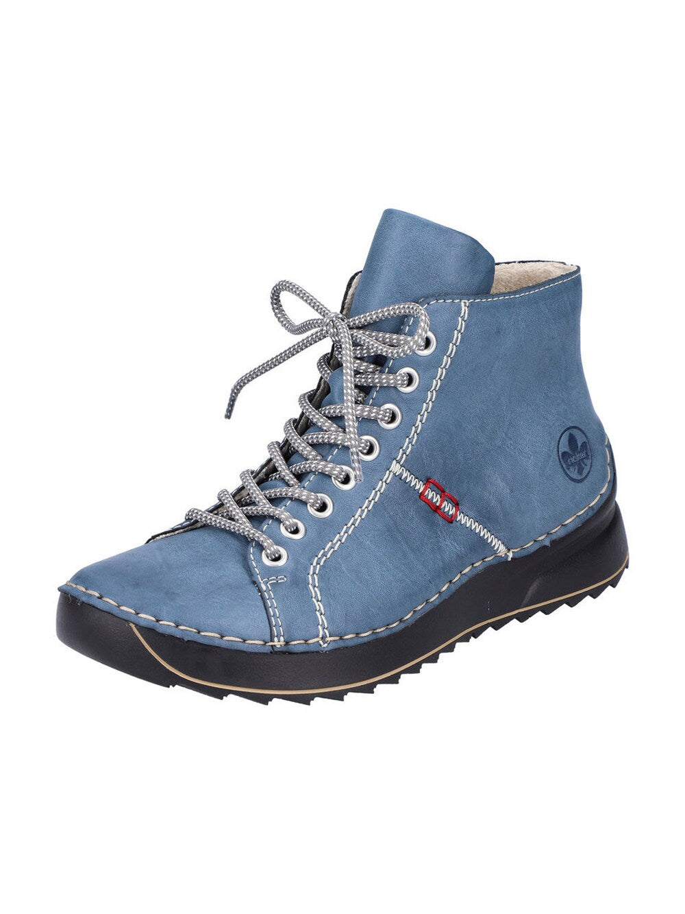 Rieker lace-up ankle boots, blue