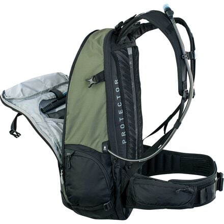 Backpack FR Tour E-Ride Protector 20 L Evoc, dark green/black