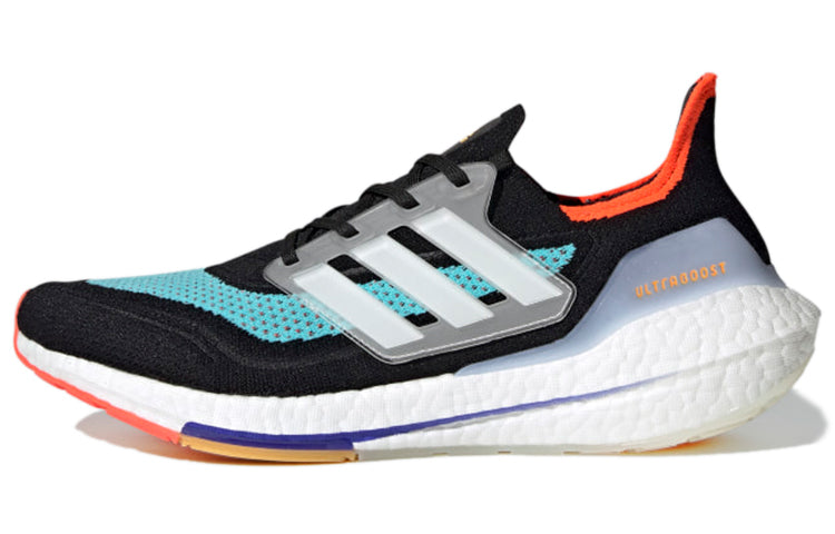 Adidas Ultra Boost 21 Black Pulse Aqua