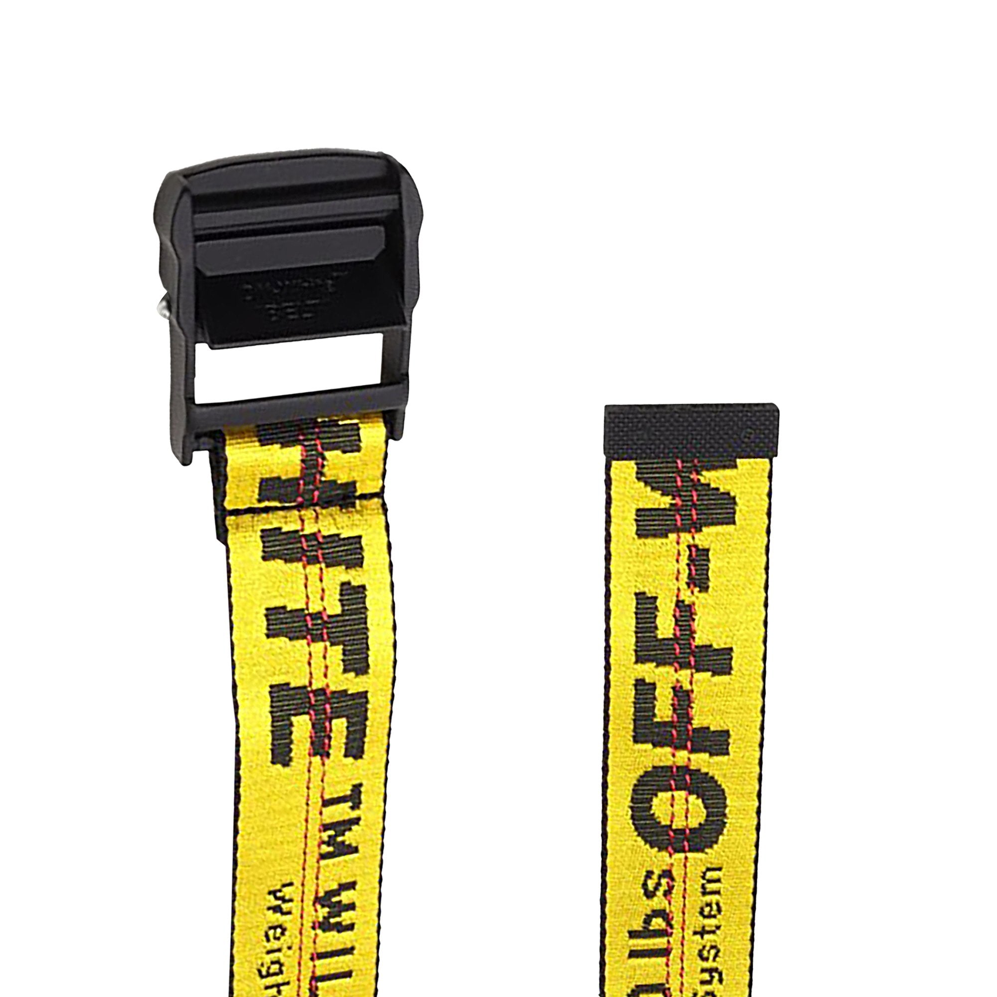 Off-White Industrial Belt Yellow