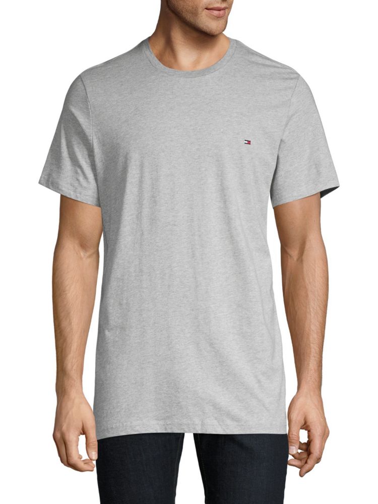 Tommy Hilfiger Cotton Crew Neck T-shirt, Gray