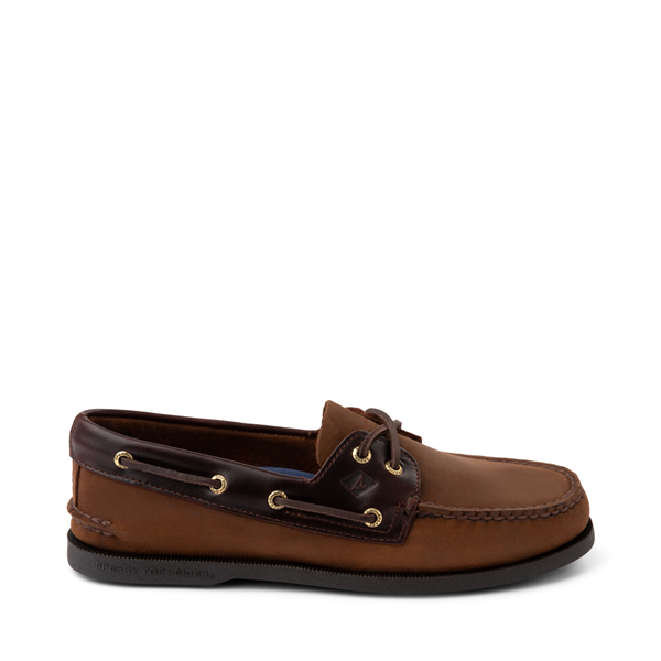 حذاء قارب رجالي Sperry Top-Sider Authentic Original، بني غامق