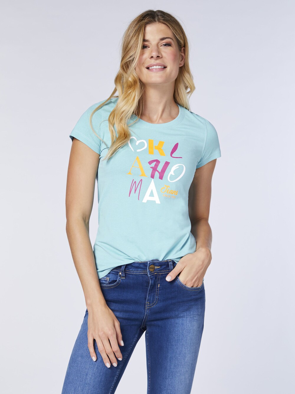 Oklahoma Jeans shirt, light blue