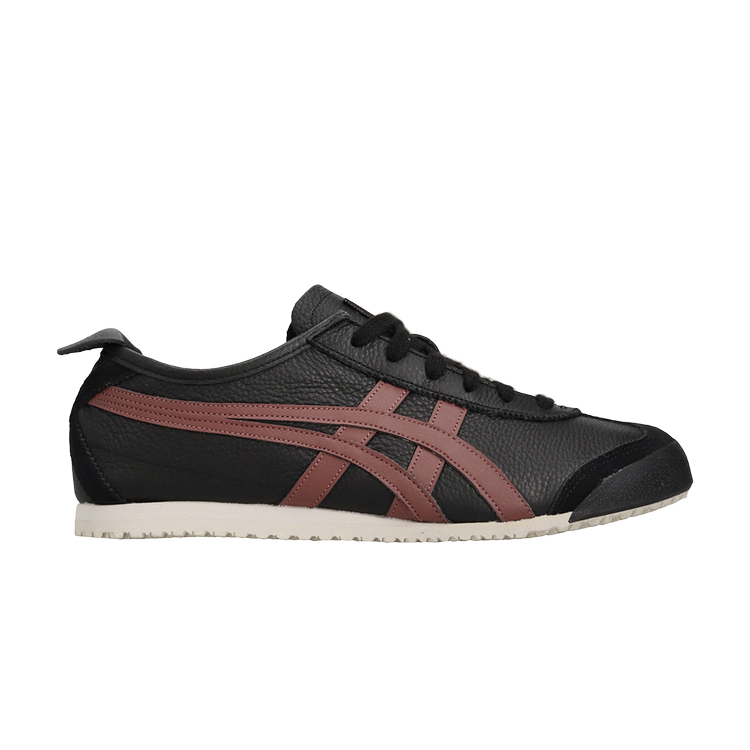 حذاء رياضي Onitsuka Tiger Mexico 66 'Black Burnt Red' باللون الأسود