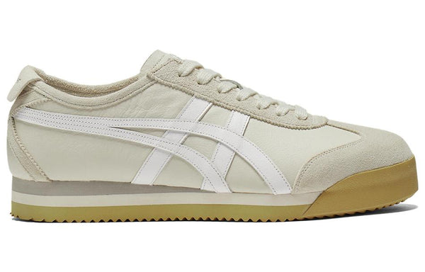 حذاء رياضي Onitsuka Tiger MEXICO 66 باللون الأبيض الكريمي، بيج