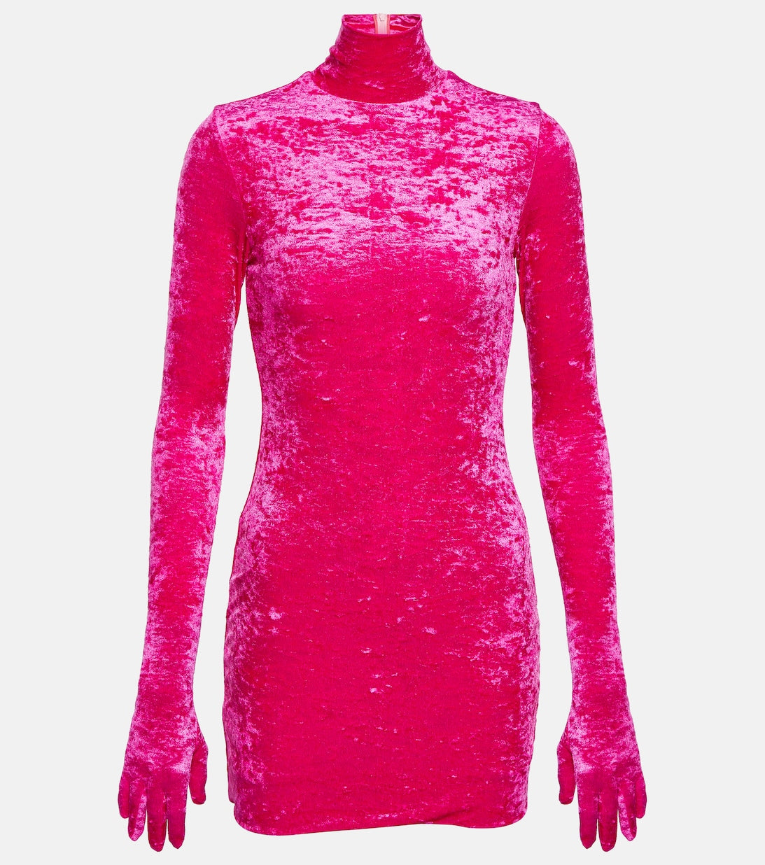 Velvet mini dress VETEMENTS, pink