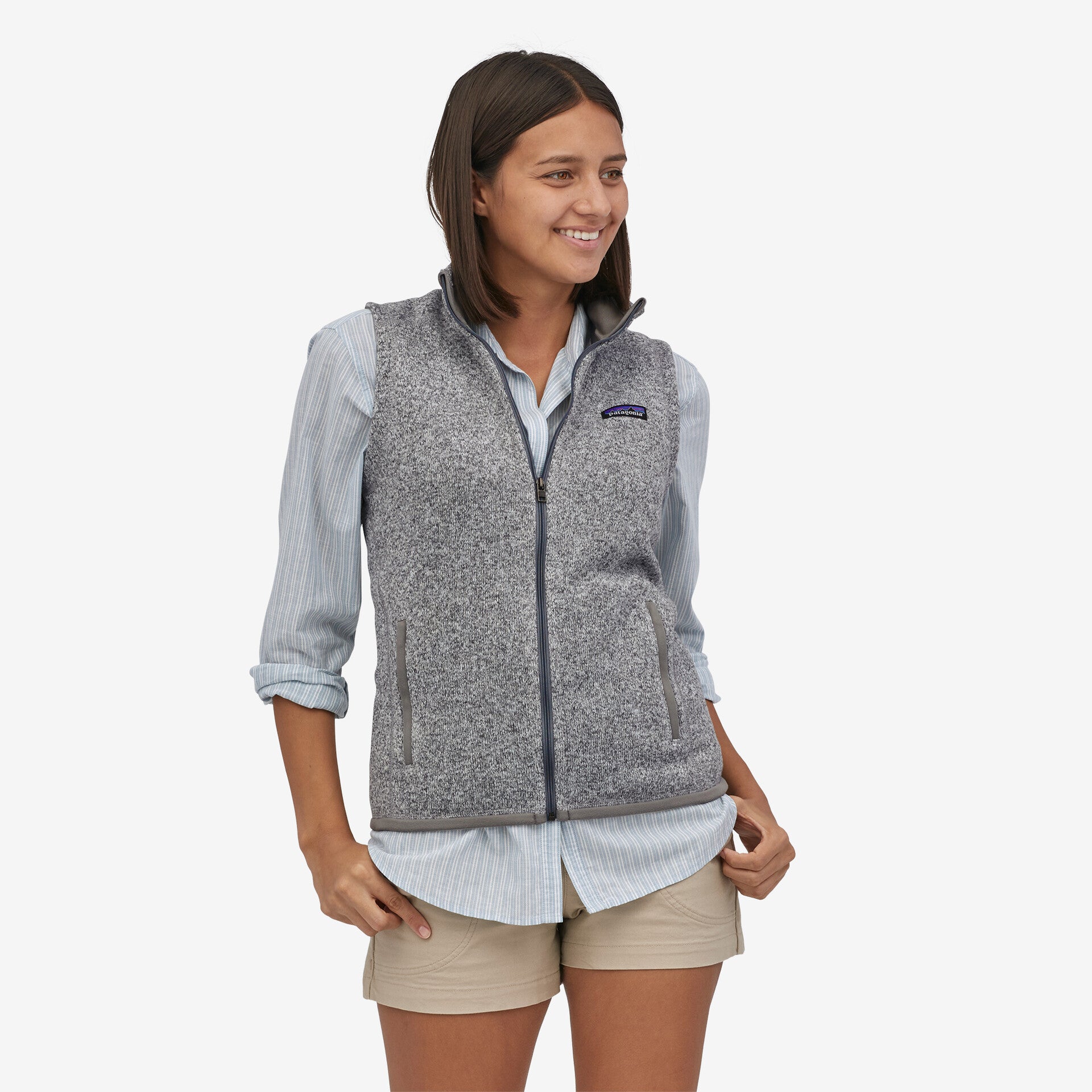 Women's Sweater Better, Patagonia Fleece Vest, White