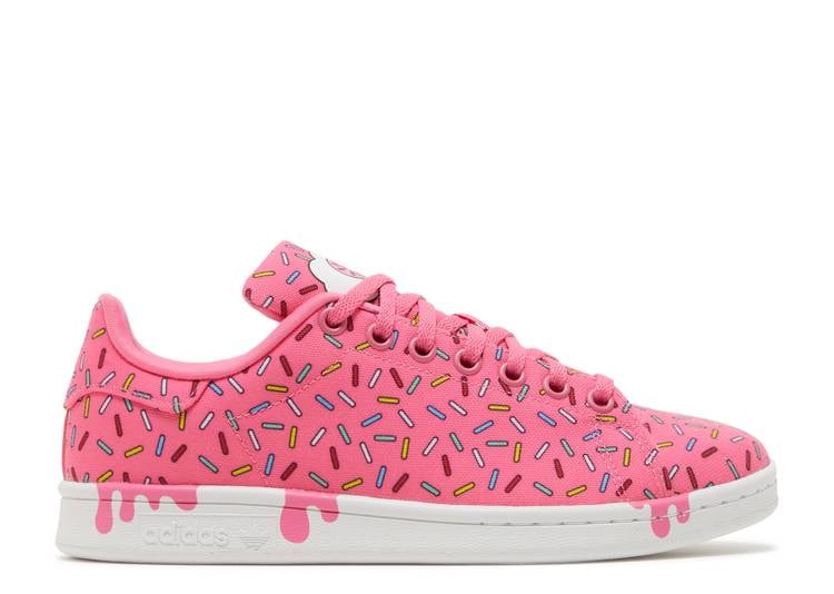 حذاء رياضي Adidas THE SIMPSONS X STAN SMITH J 'DONUT SPRINKLES' باللون الوردي